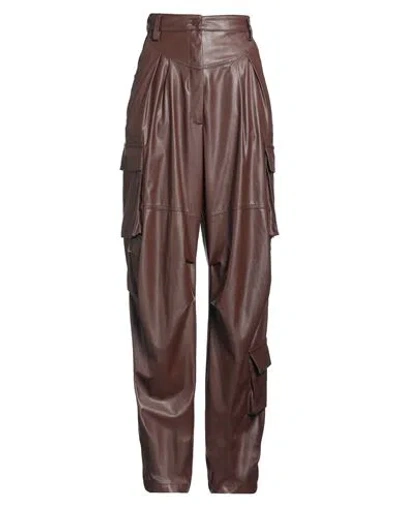 Aniye By Woman Pants Dark Brown Size 8 Polyester