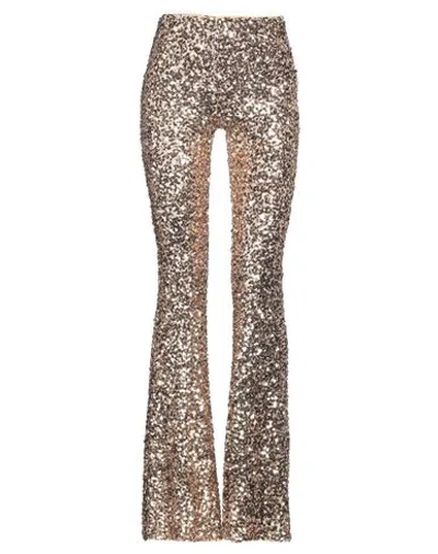 Aniye By Woman Pants Gold Size 8 Polyester, Elastane