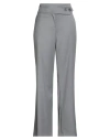 Aniye By Woman Pants Grey Size L Polyester, Viscose, Elastane In Gray