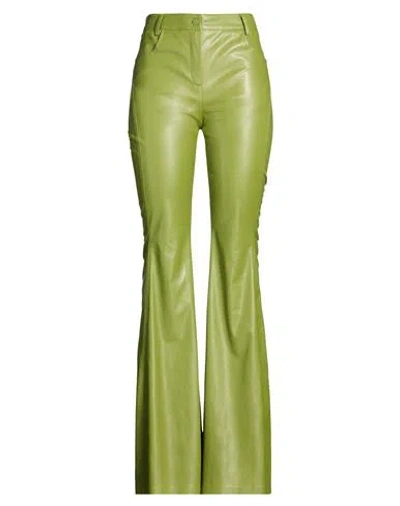 Aniye By Woman Pants Khaki Size 8 Polyester In Green