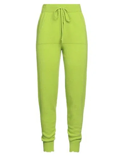Aniye By Woman Pants Lime Green Size S Wool, Cashmere