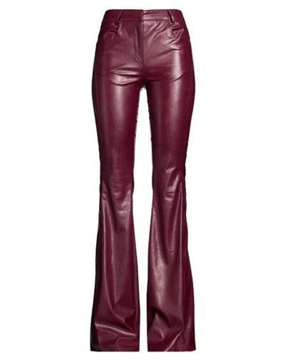 Aniye By Woman Pants Plum Size 4 Polyester In Burgundy