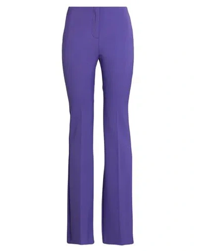 Aniye By Woman Pants Purple Size 10 Polyester, Elastane In Blue