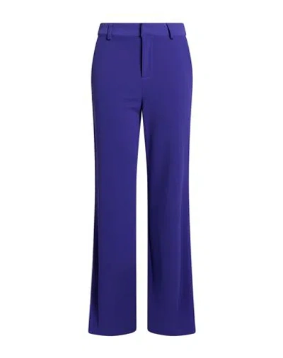 Aniye By Woman Pants Purple Size M Polyester, Elastane In Blue