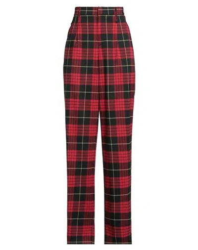 Aniye By Woman Pants Red Size 6 Polyester, Viscose, Elastane