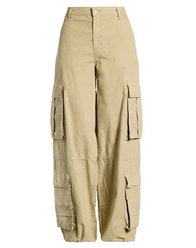 Aniye By Woman Pants Sage Green Size 26 Cotton In Gold