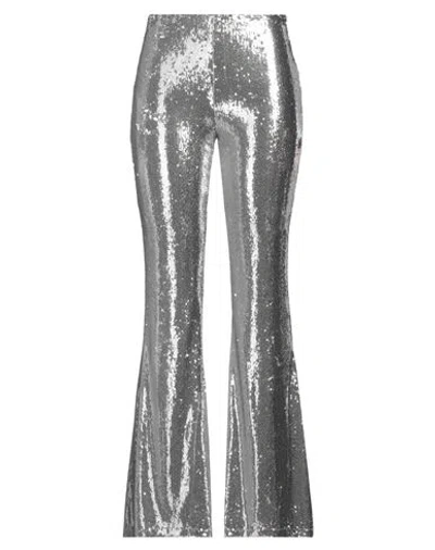 Aniye By Woman Pants Silver Size 10 Polyester, Polyamide In Silver