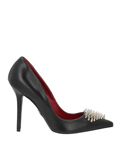 Aniye By Woman Pumps Black Size 8 Leather In Multi