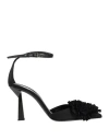 Aniye By Woman Pumps Black Size 8 Textile Fibers In Black
