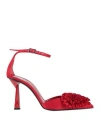 Aniye By Woman Pumps Red Size 10 Textile Fibers