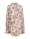 Aniye By Woman Shirt Beige Size 6 Viscose In Purple