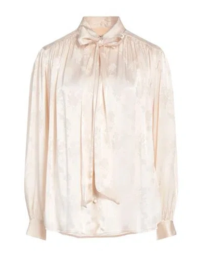 Aniye By Woman Shirt Beige Size 8 Acetate, Silk