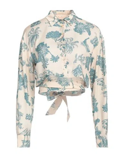 Aniye By Woman Shirt Beige Size 8 Polyester