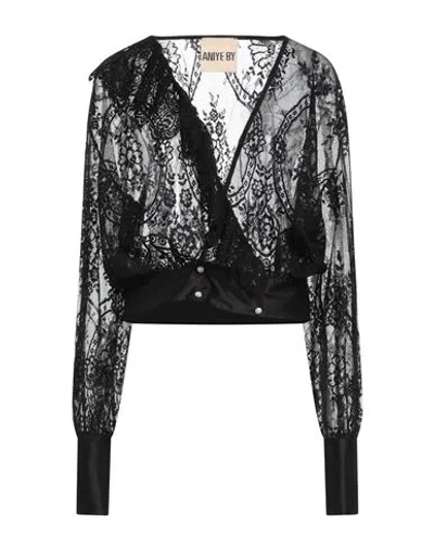 Aniye By Woman Shirt Black Size 6 Polyamide, Cotton, Polyester