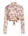 Aniye By Woman Shirt Cream Size 8 Polyester In Multi