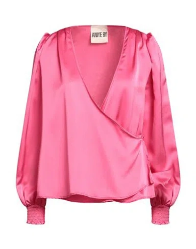 Aniye By Woman Shirt Fuchsia Size 6 Polyester In Pink