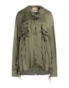 Aniye By Woman Shirt Military Green Size 4 Viscose