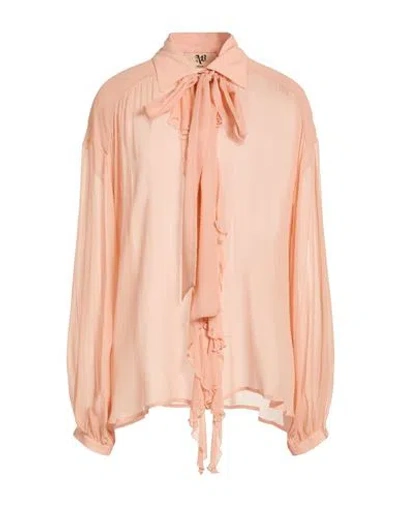 Aniye By Woman Shirt Salmon Pink Size Xxs Viscose In Orange