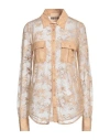 Aniye By Woman Shirt Sand Size 8 Polyamide, Elastane, Viscose In Beige