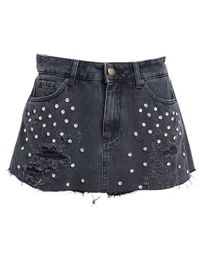 Aniye By Woman Denim Shorts Black Size 29 Cotton