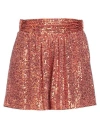 Aniye By Woman Shorts & Bermuda Shorts Rust Size 4 Polyester In Red
