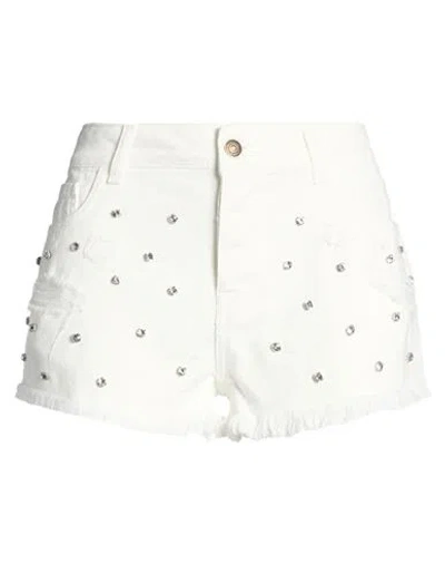 Aniye By Woman Shorts & Bermuda Shorts White Size 28 Cotton
