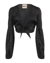 Aniye By Woman Shrug Black Size 2 Polyester, Elastane In Black