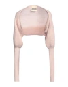 Aniye By Woman Shrug Blush Size Onesize Mohair Wool, Polyamide, Wool In Pink