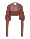Aniye By Woman Shrug Camel Size Onesize Mohair Wool, Polyamide, Wool In Beige