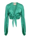 Aniye By Woman Shrug Green Size 6 Polyester, Elastane