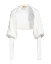 Aniye By Woman Shrug White Size Onesize Mohair Wool, Polyamide, Wool