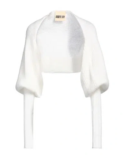 Aniye By Woman Shrug White Size Onesize Mohair Wool, Polyamide, Wool In White