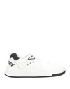 Aniye By Woman Sneakers White Size 7 Polyurethane, Polyester In White