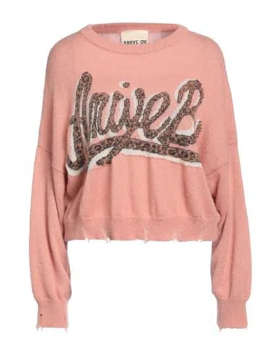 Aniye By Woman Sweater Antique Rose Size M Acrylic, Polyamide, Wool, Mohair Wool In Pink