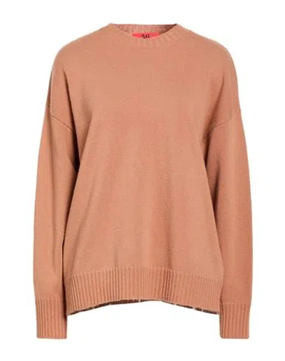Aniye By Woman Sweater Antique Rose Size M Wool In Brown