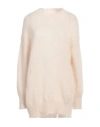 Aniye By Woman Sweater Beige Size Xs Mohair Wool, Polyamide, Wool In Beige