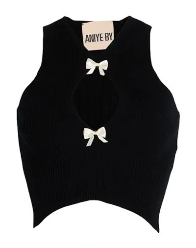 Aniye By Woman Sweater Black Size L Viscose, Polyester