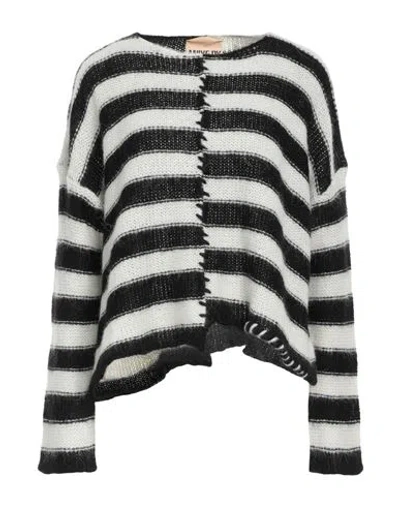 Aniye By Woman Sweater Black Size M Polyamide, Alpaca Wool, Acrylic