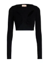 Aniye By Woman Sweater Black Size M Viscose, Polyester In Black