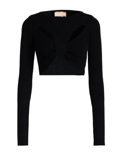 Aniye By Woman Sweater Black Size M Viscose, Polyester