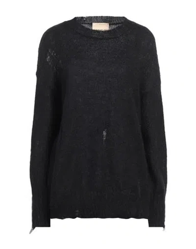 Aniye By Woman Sweater Black Size Xs Mohair Wool, Polyamide, Wool