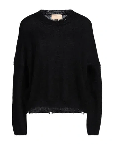 Aniye By Woman Sweater Black Size Xs Mohair Wool, Polyamide, Wool