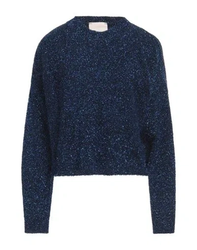 Aniye By Woman Sweater Bright Blue Size S Polyamide, Metal