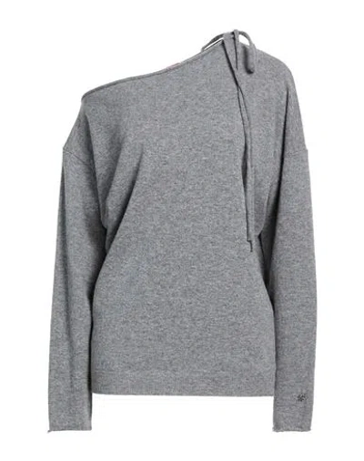 Aniye By Woman Sweater Grey Size L Virgin Wool In Gray