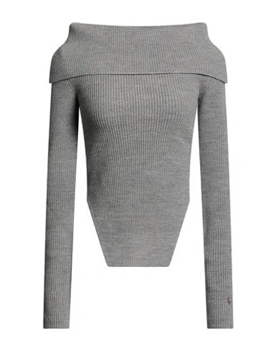 Aniye By Woman Sweater Grey Size M Polyamide, Acrylic, Wool, Polyester In Multi