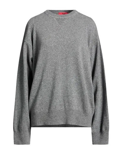 Aniye By Woman Sweater Grey Size M Polyamide, Wool, Viscose, Cashmere, Elastane In Gray