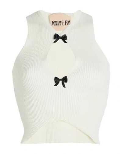 Aniye By Woman Sweater Ivory Size L Viscose, Polyester In White
