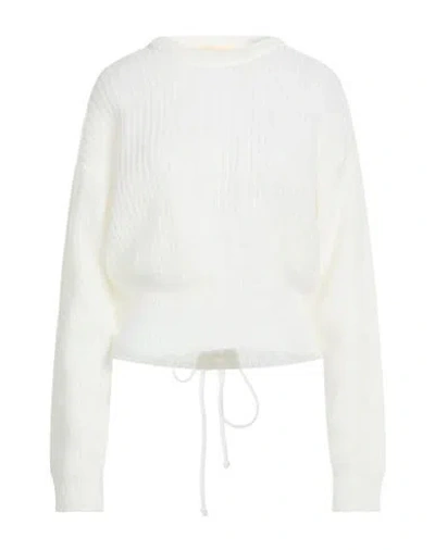 Aniye By Woman Sweater Ivory Size M Mohair Wool, Polyamide, Wool In White