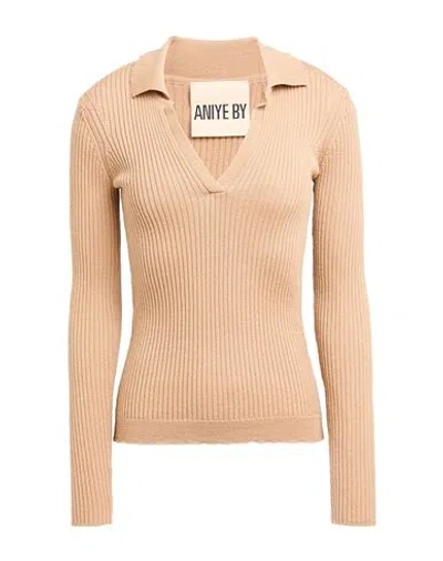 Aniye By Woman Sweater Light Brown Size Xs Wool, Acrylic In Neutral