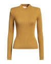 Aniye By Woman Sweater Mustard Size L Wool, Acrylic In Yellow